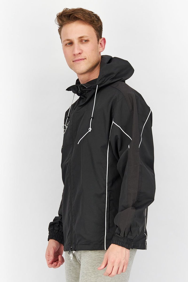 PUMA Men Sports Fit Hooded Outdoor Jacket, Black - Image 2